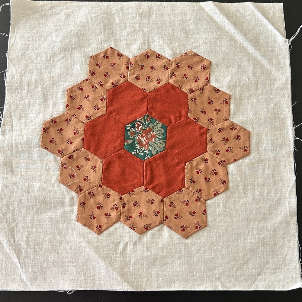 Handmade unfinished Vintage Quilt Blocks Lot of 12 Size 13”x13” - Picture 3 of 14